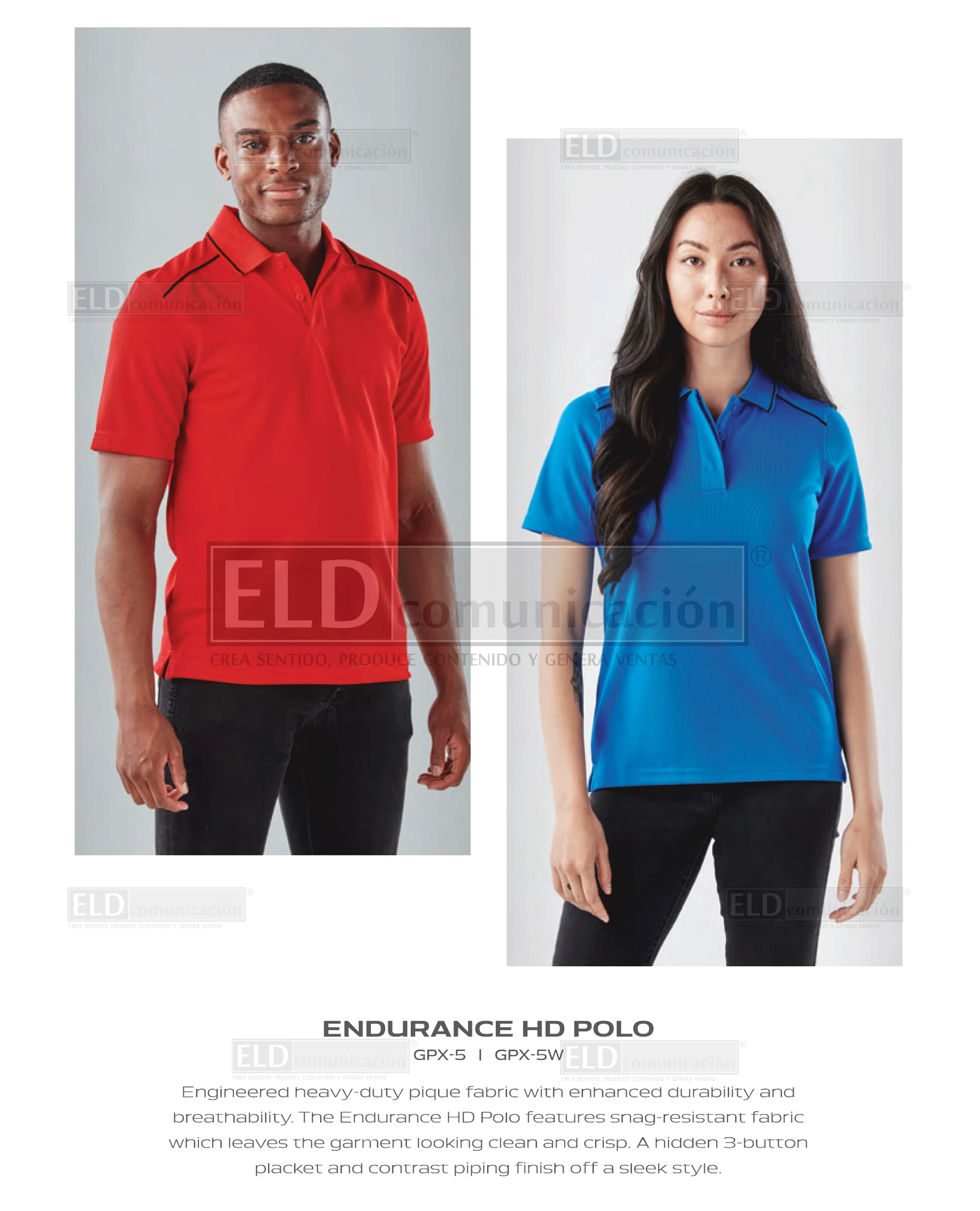 Camisas polo premium modelo endurance hd stormtech