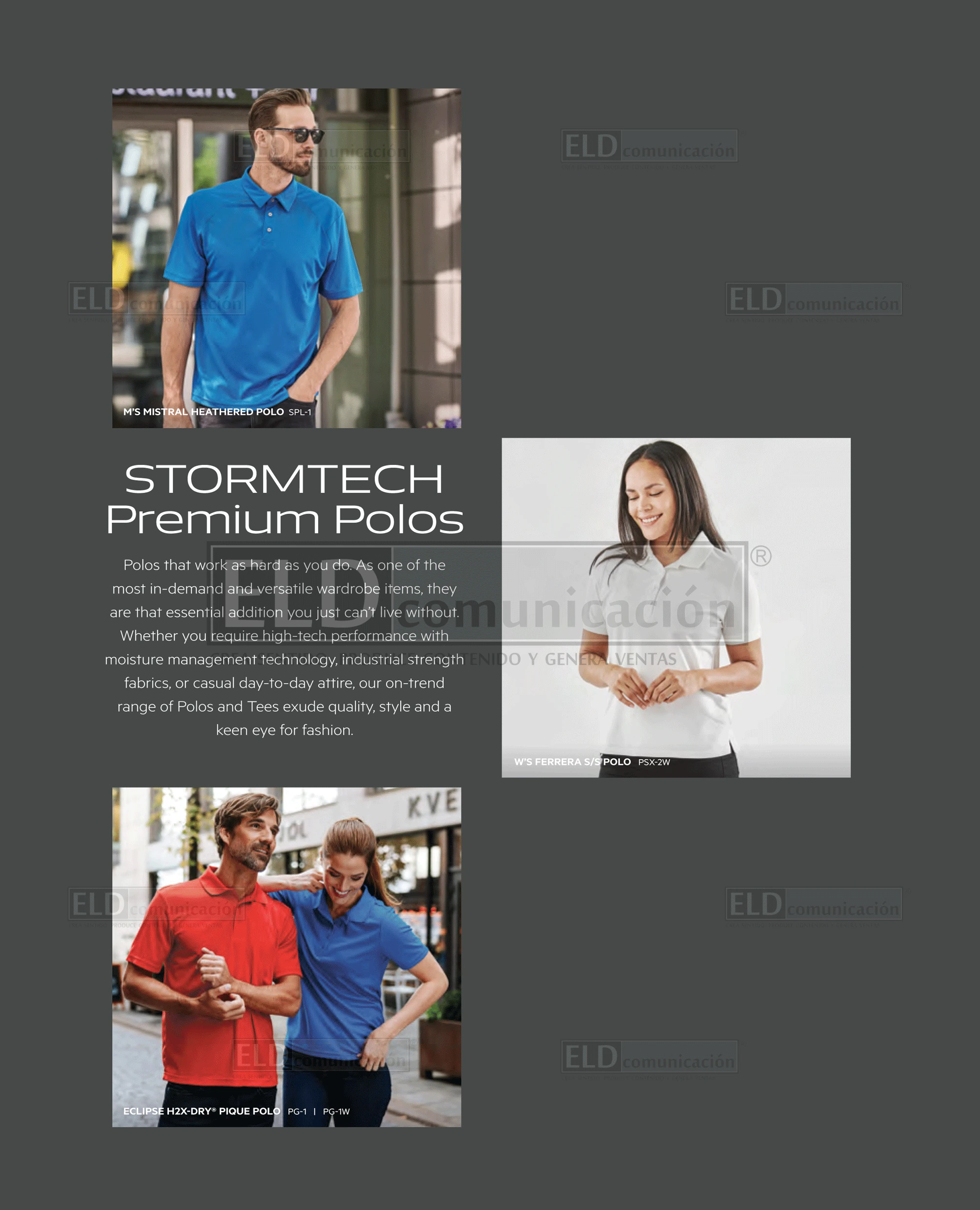 Camisas polo premium stormtech