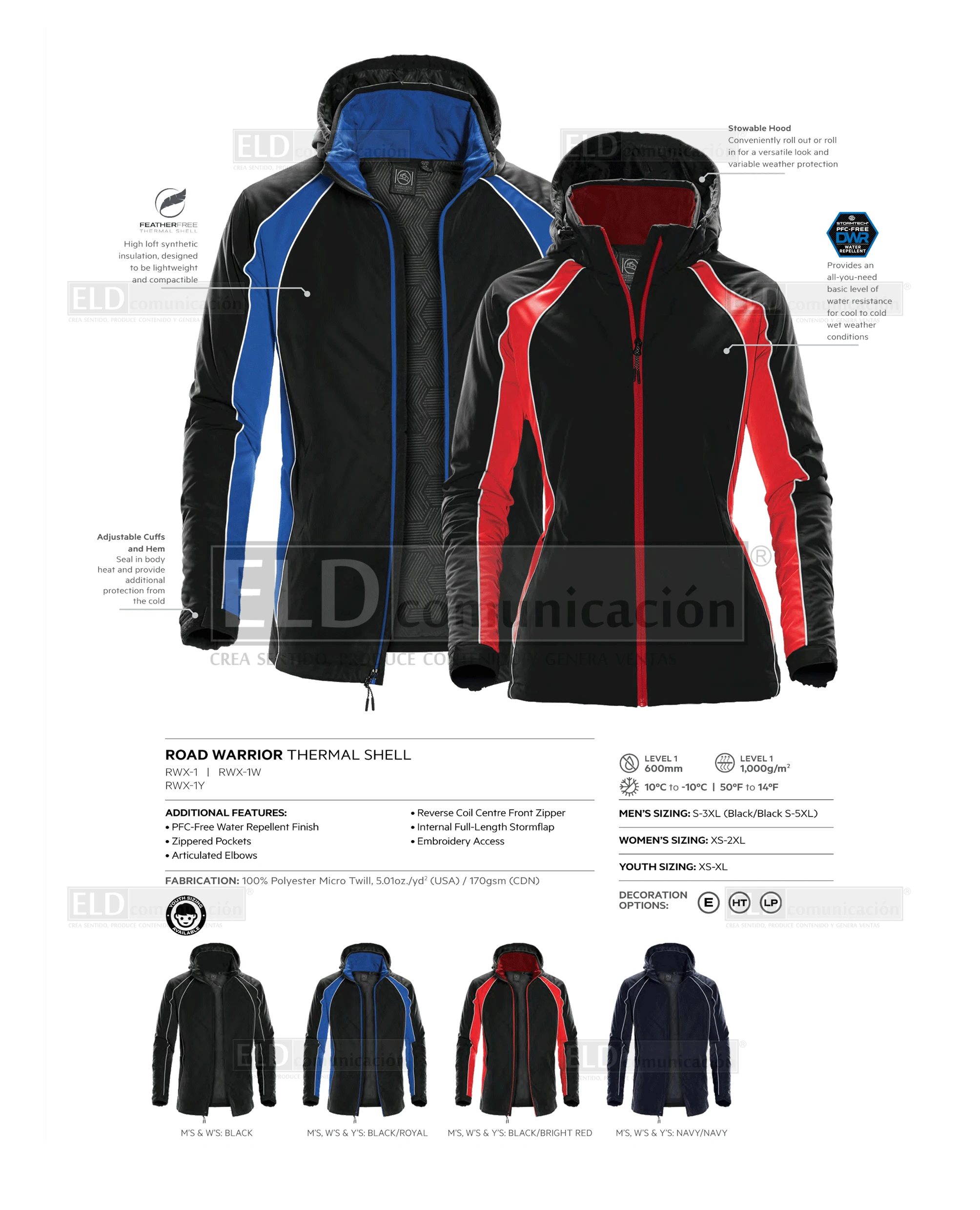 Chamarras Promocionales Stormtech 30