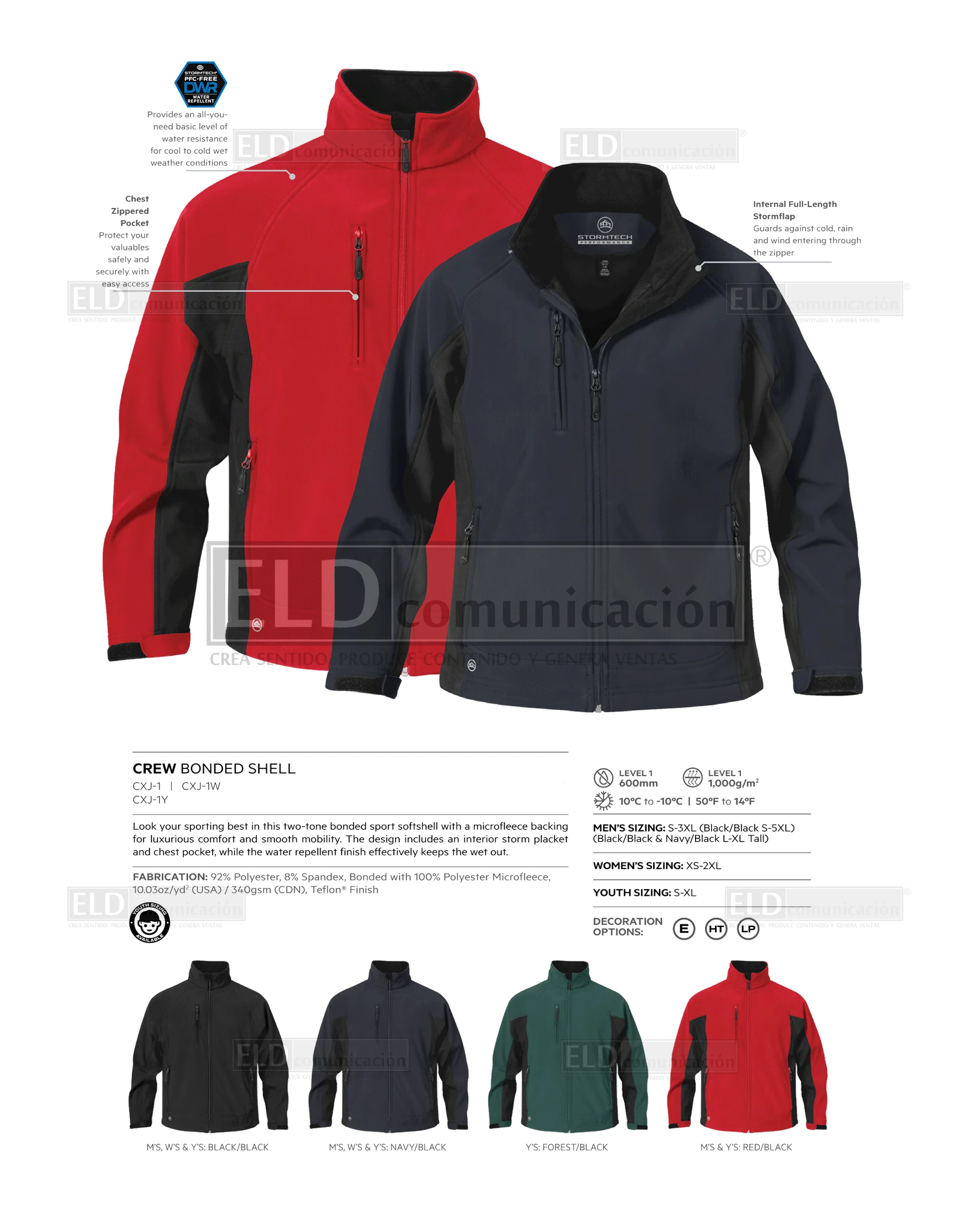 Chamarras Promocionales Stormtech 56