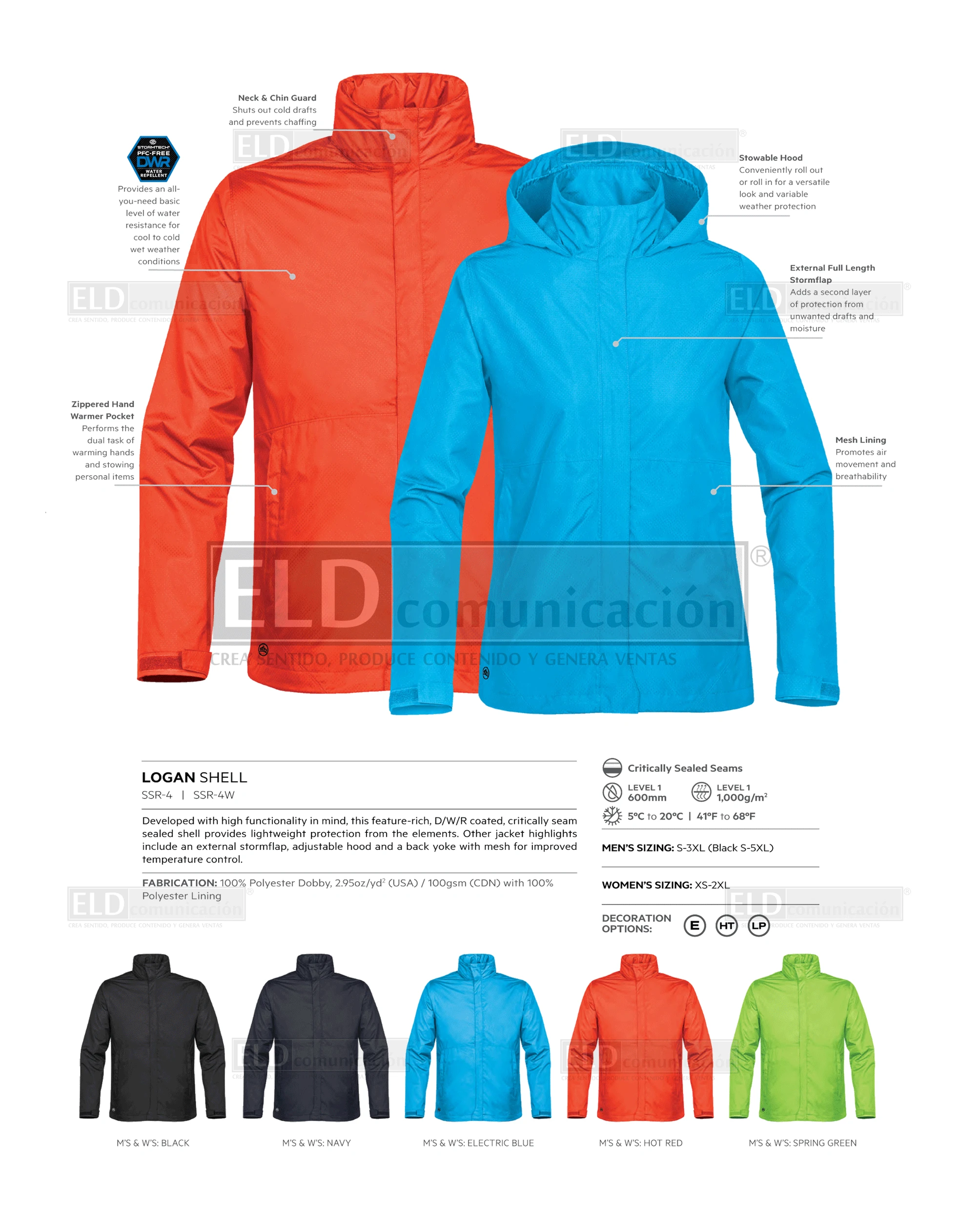 Impermeables Promocionales Stormtech 10