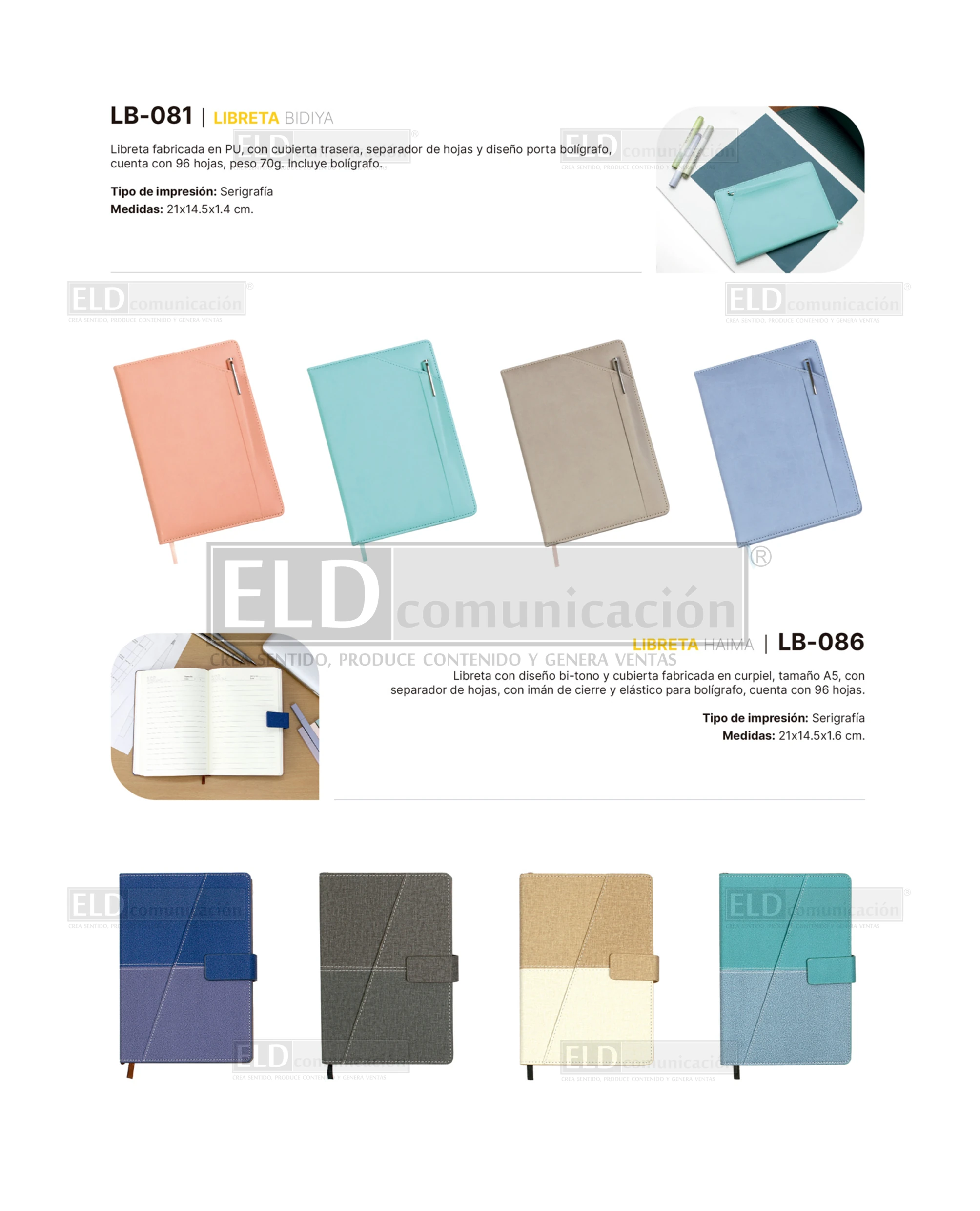Libretas Promocionales Doble
