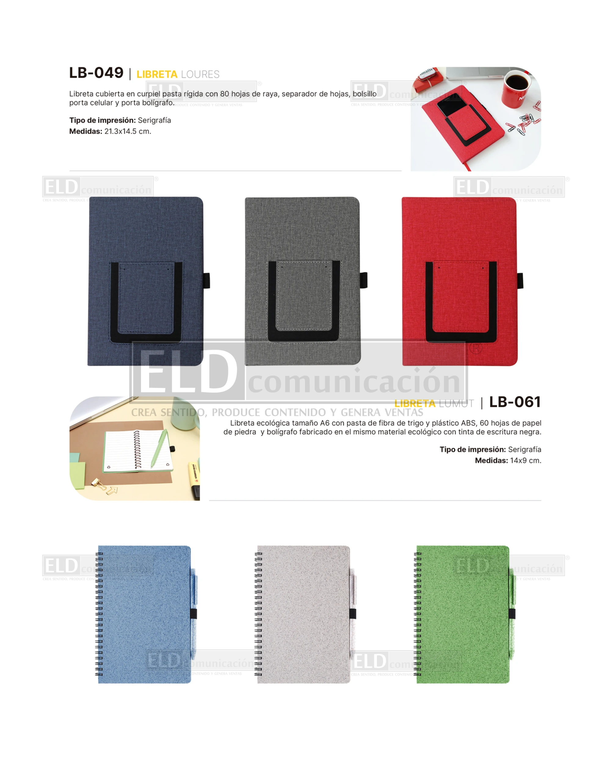 Libretas Promocionales 18