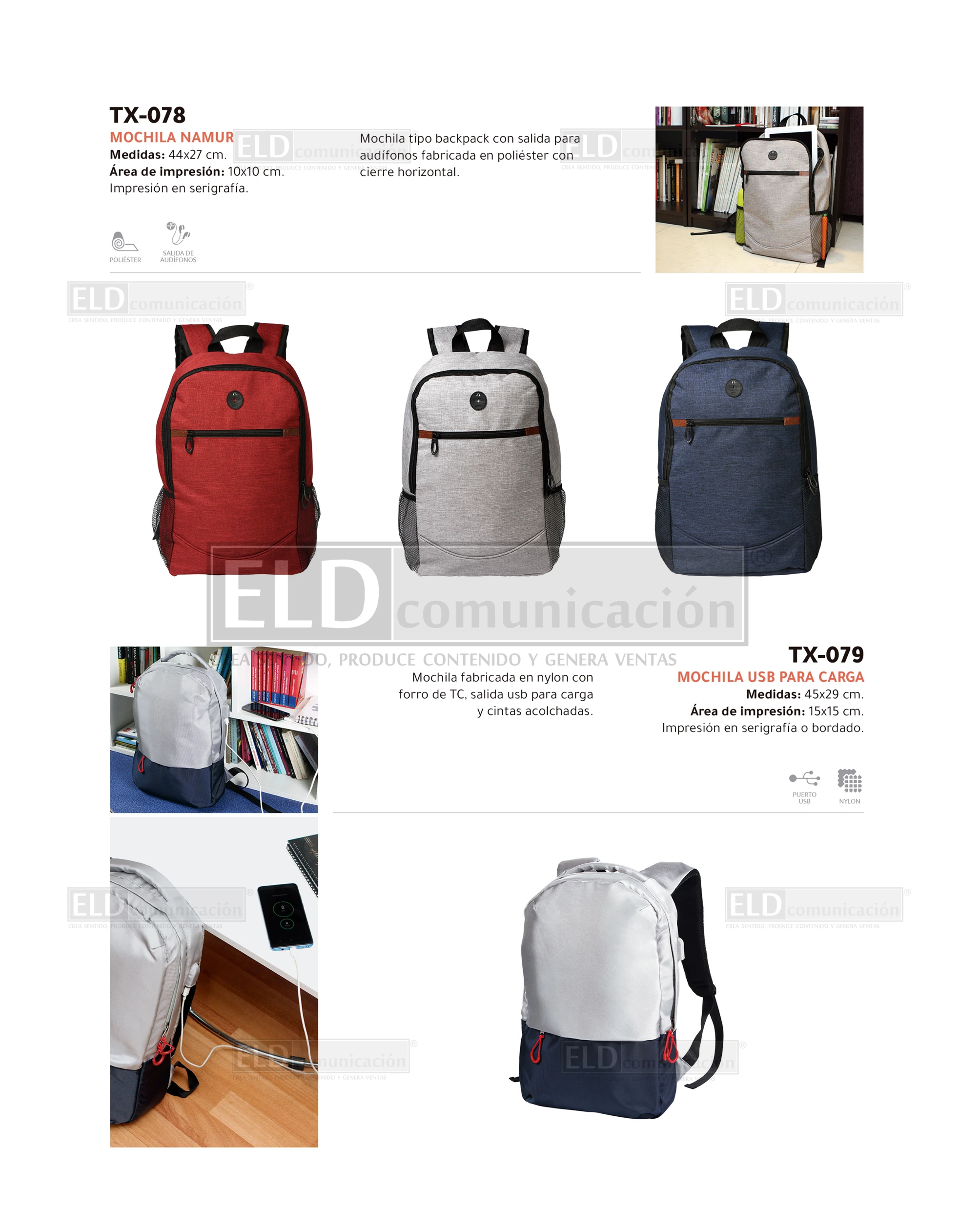 Mochilas Promocionales 07