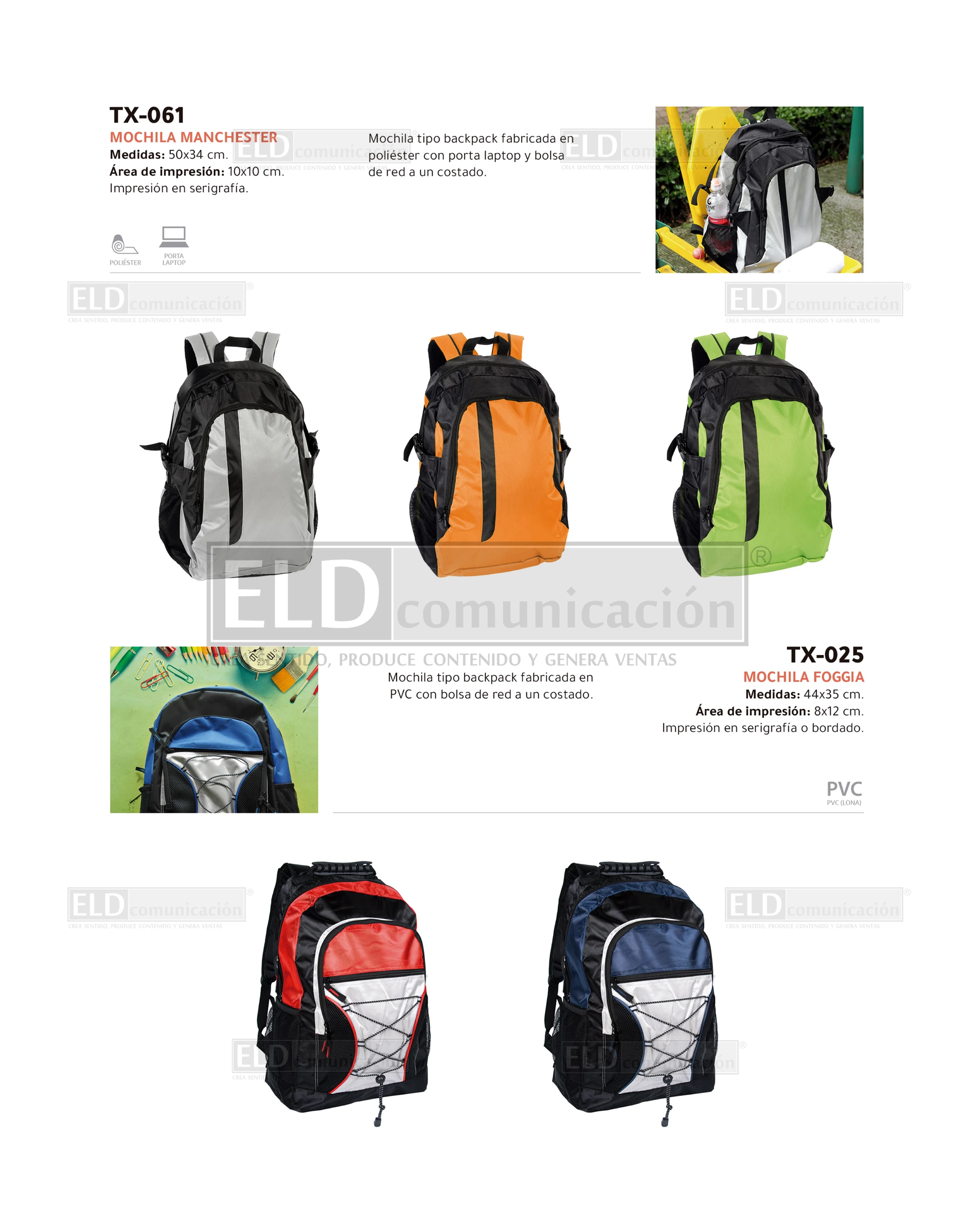 Mochilas Promocionales 09