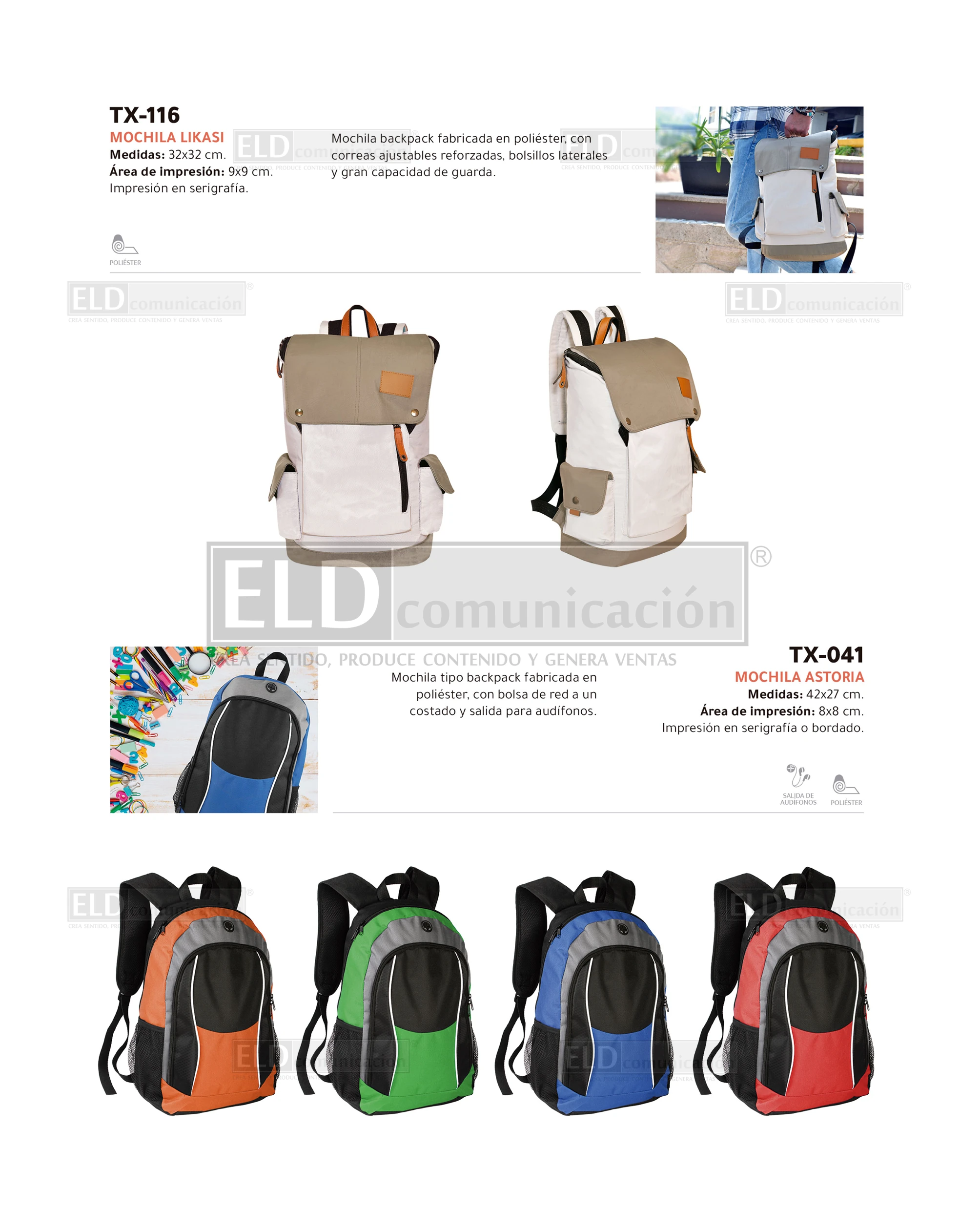 Mochilas Promocionales 12