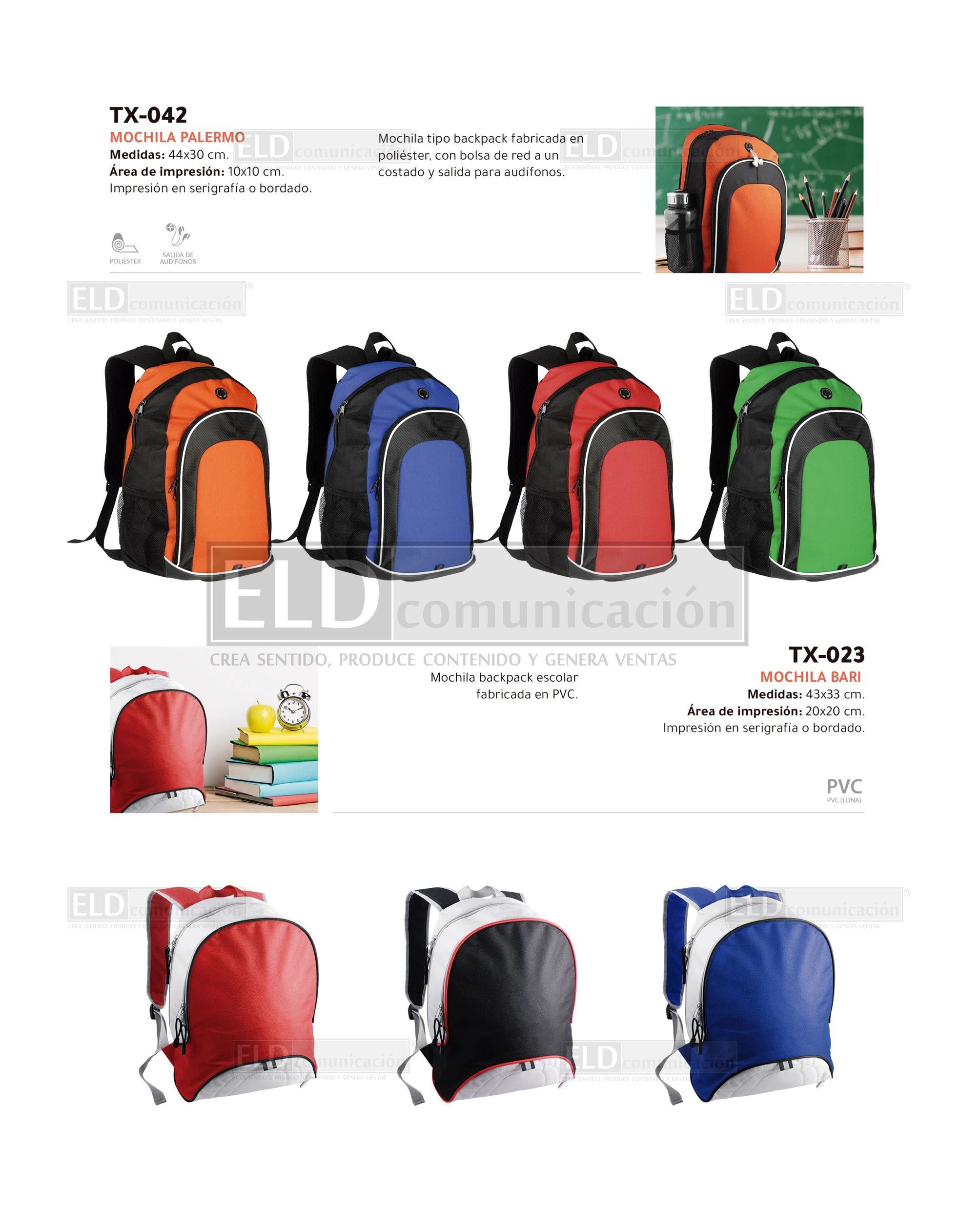 Mochilas Promocionales 13