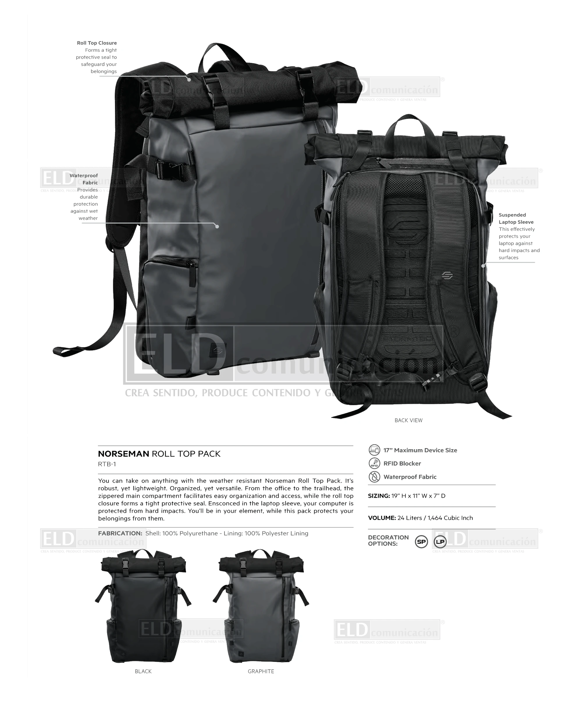 Mochilas Promocionales Stormtech 01