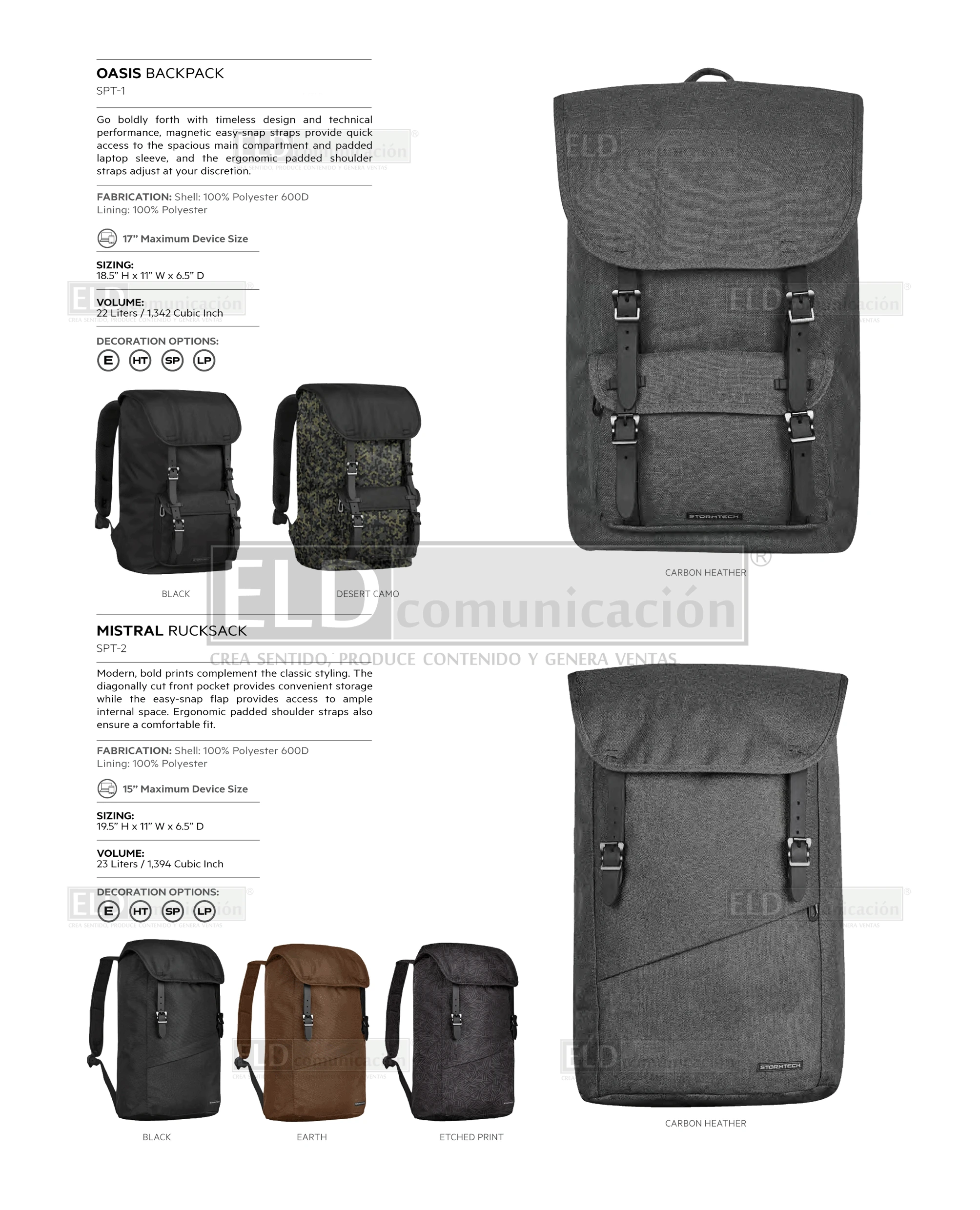 Mochilas Promocionales Stormtech 08
