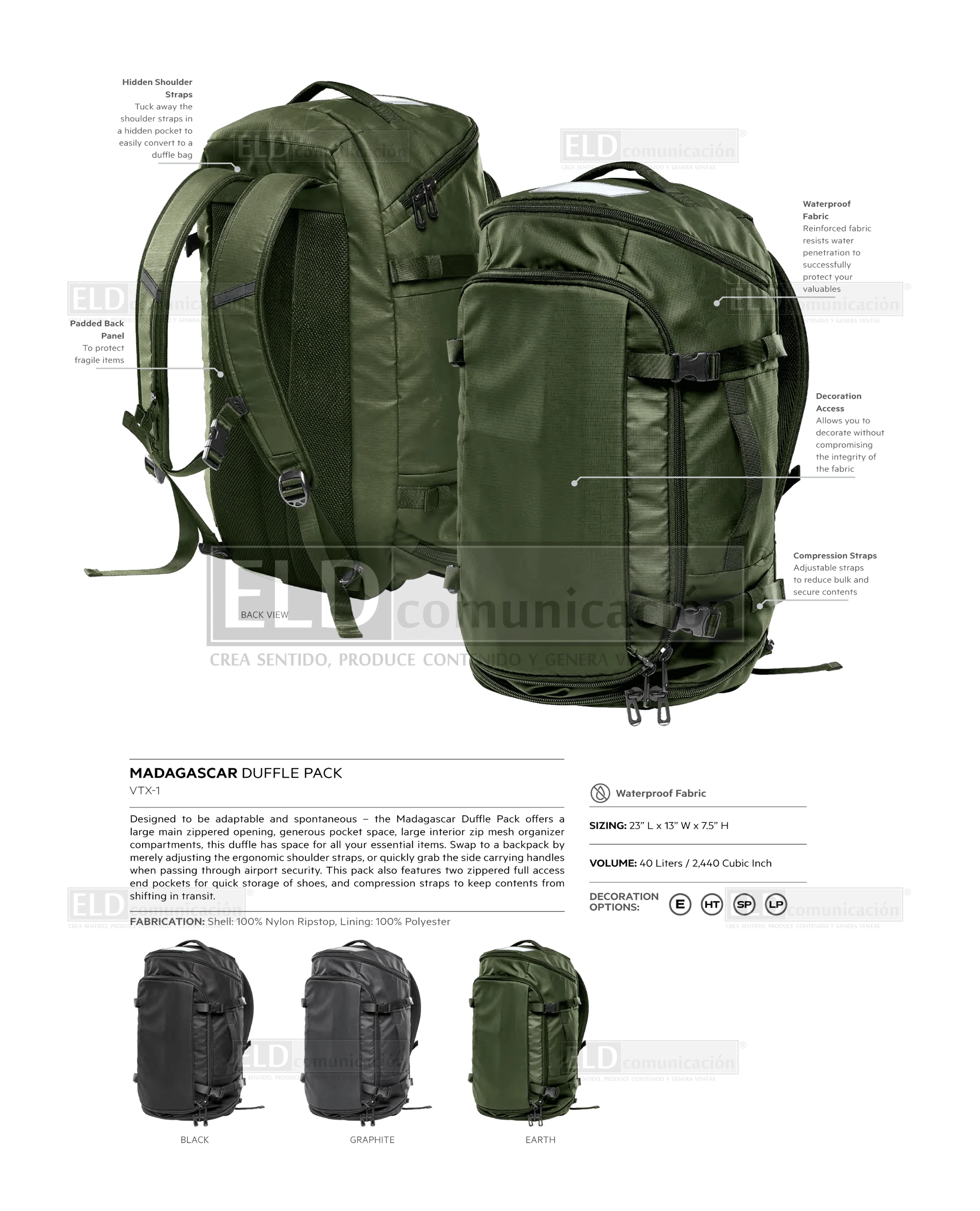 Mochilas Promocionales Stormtech 09