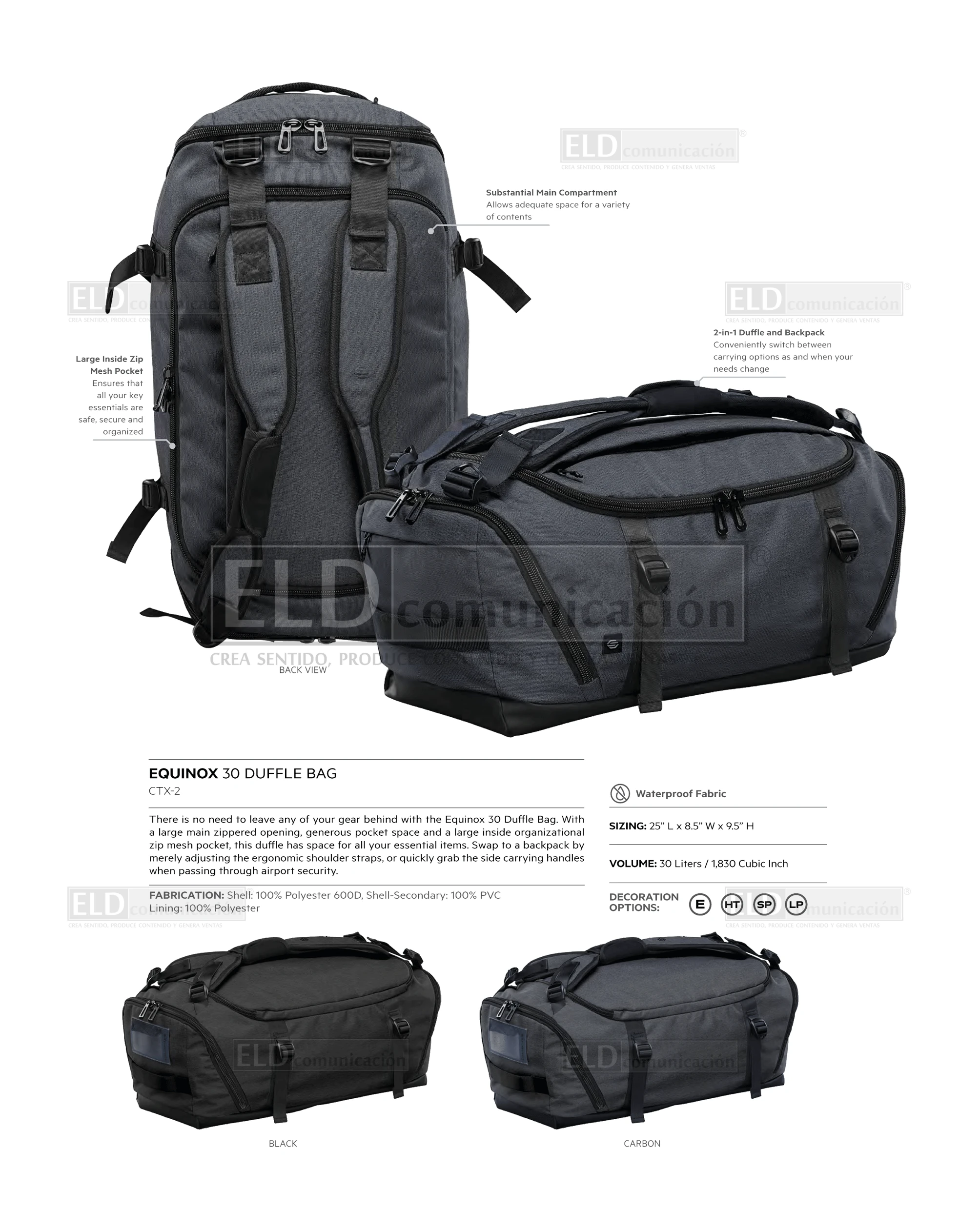 Mochilas Promocionales Stormtech 10