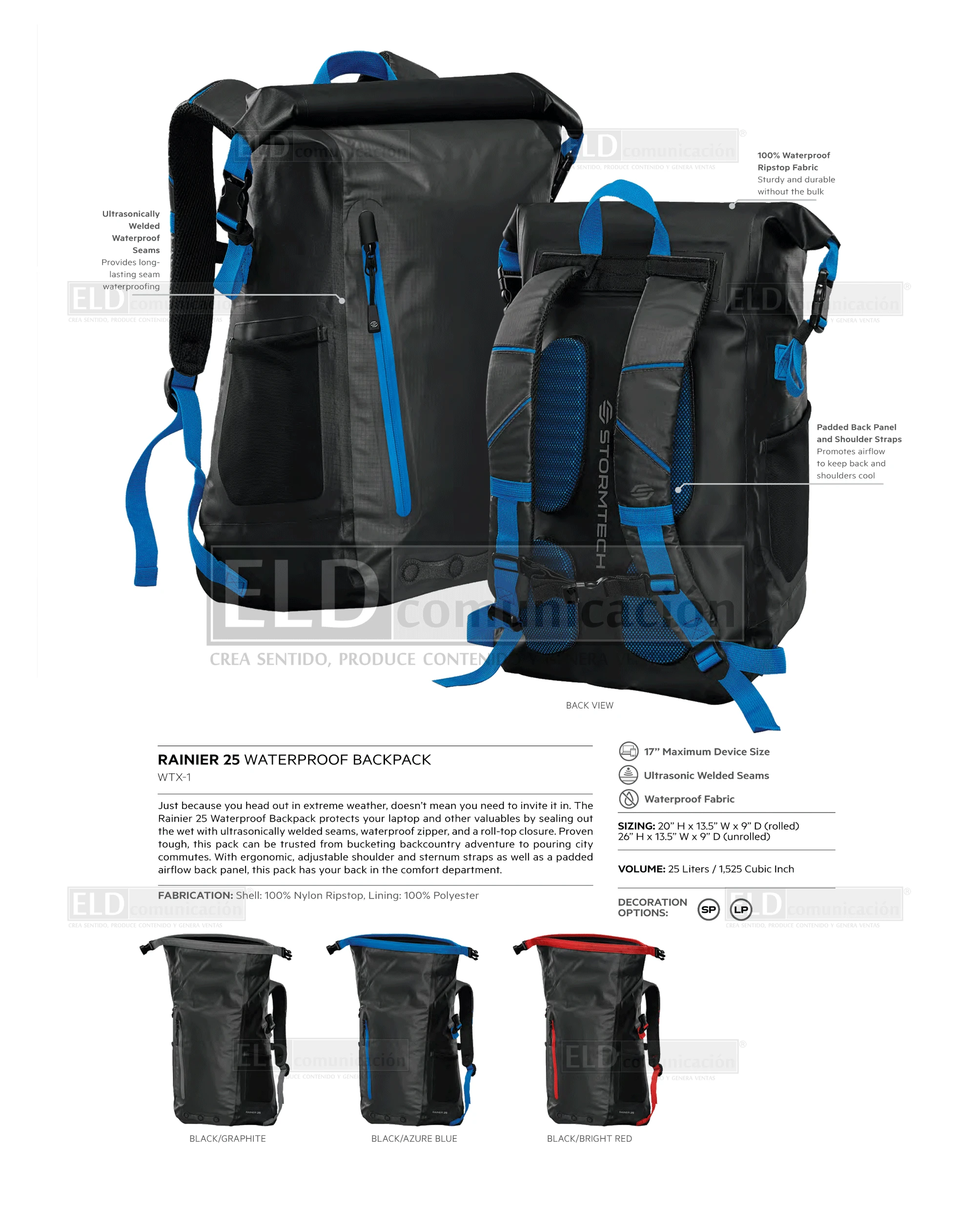 Mochilas Promocionales Stormtech 17