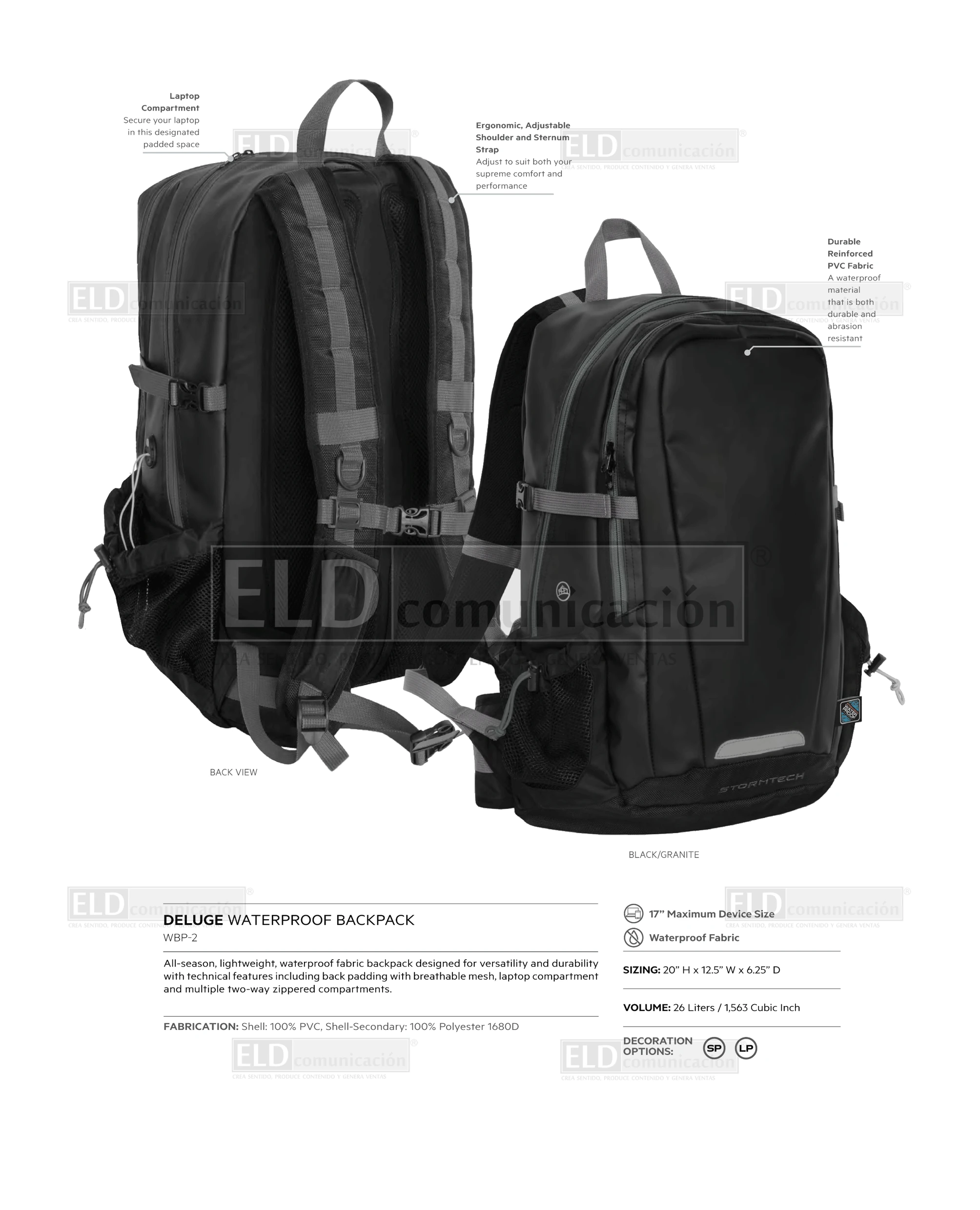 Mochilas Promocionales Stormtech 19