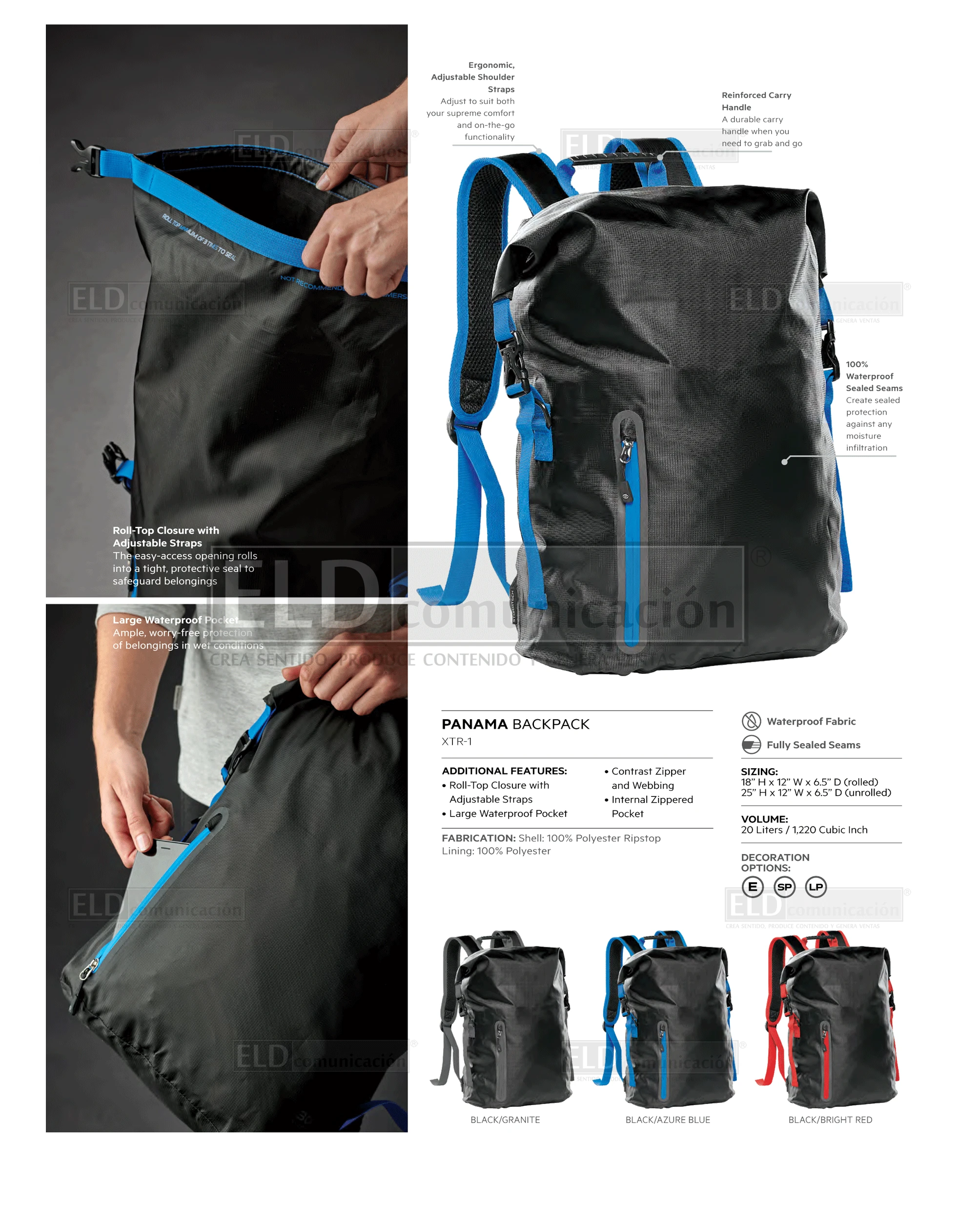 Mochilas Promocionales Stormtech 20