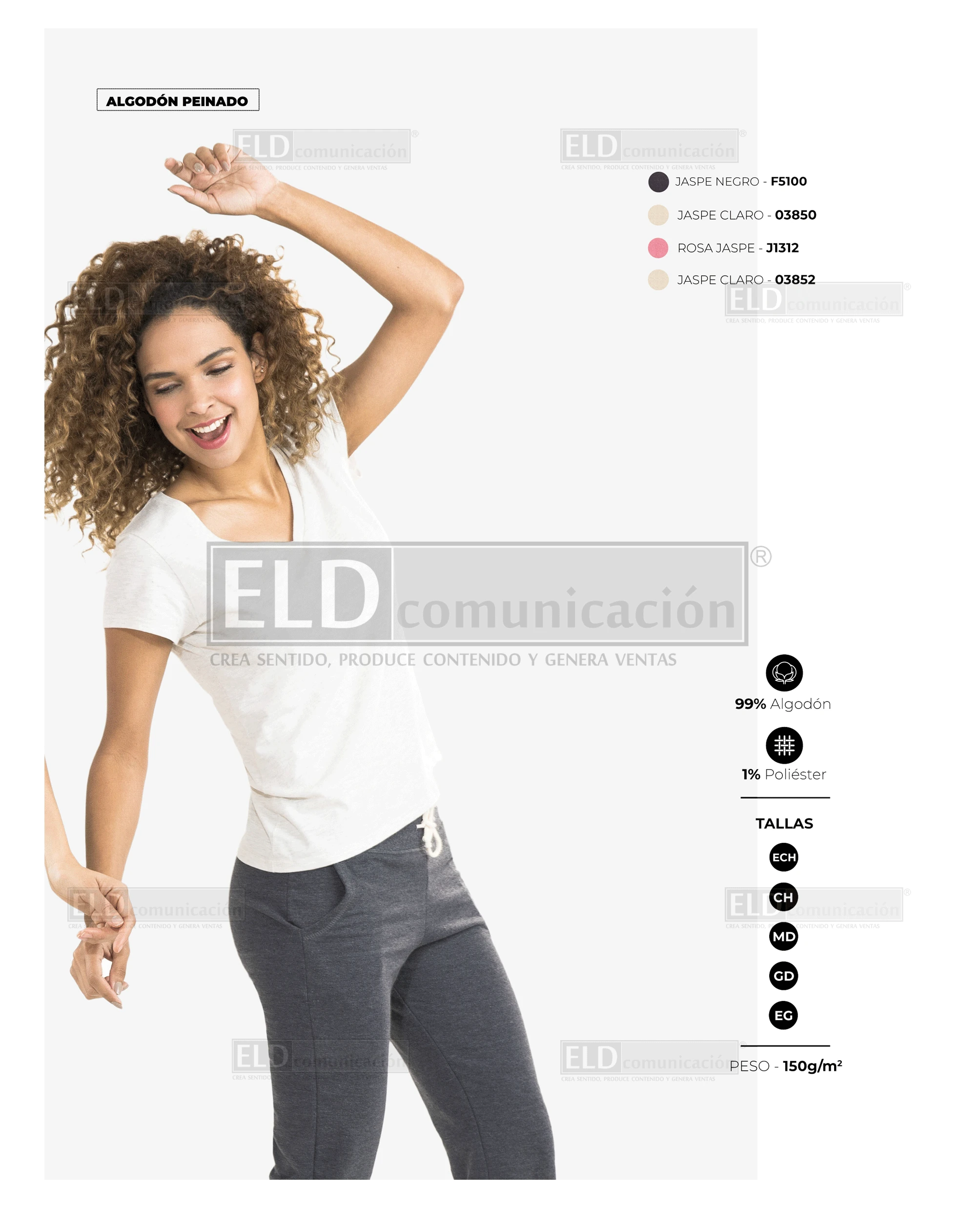 Playera optima para dama cuello v premium modelo 34989 colores
