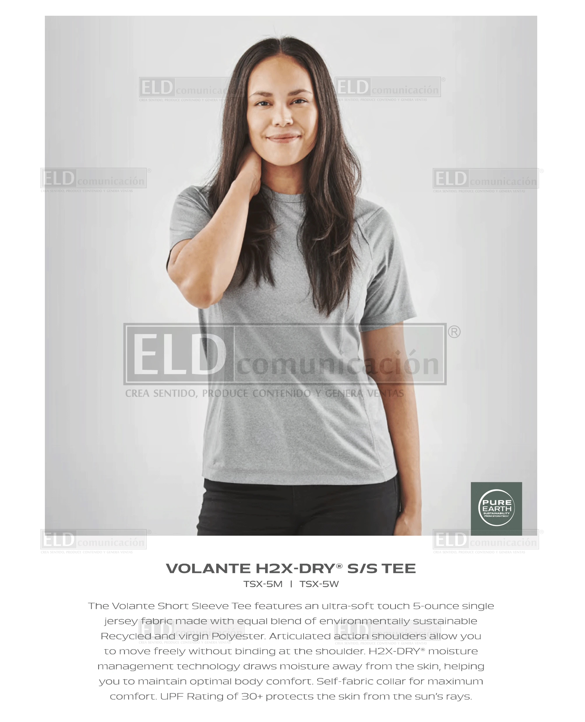 Playeras premium modelo volante manga corta stormtech