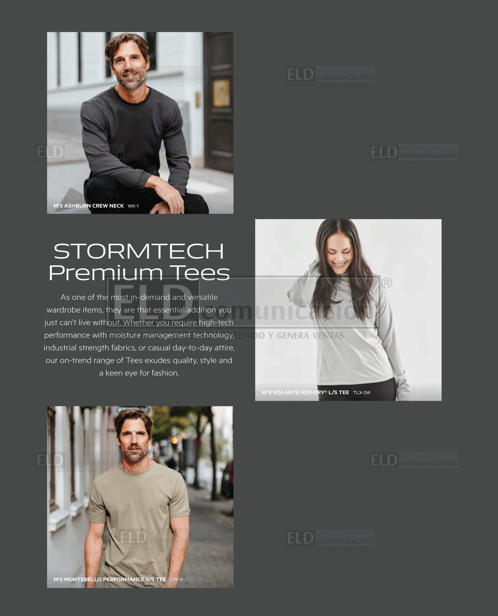 Playeras premium stormtech