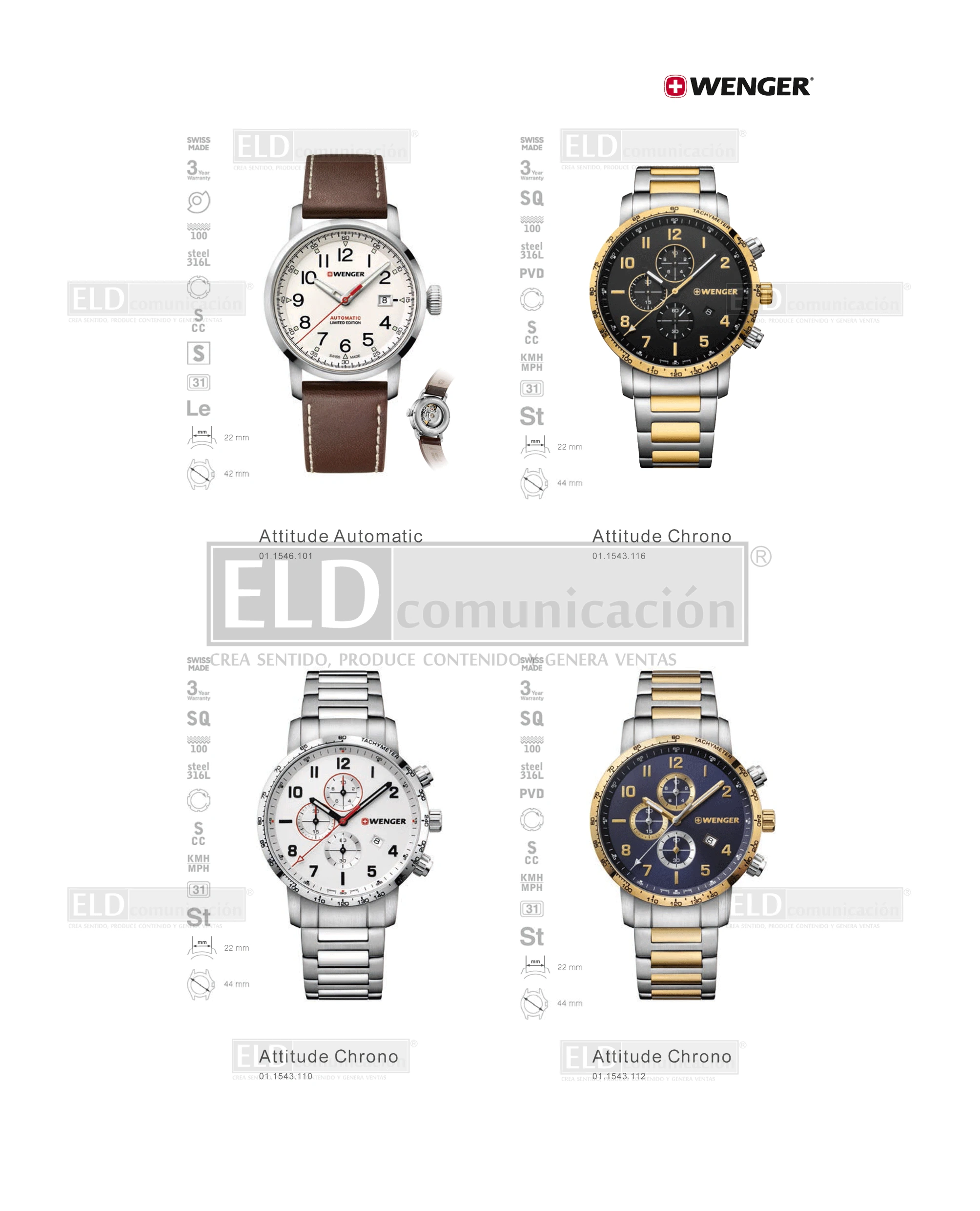 Relojes Wenger 34