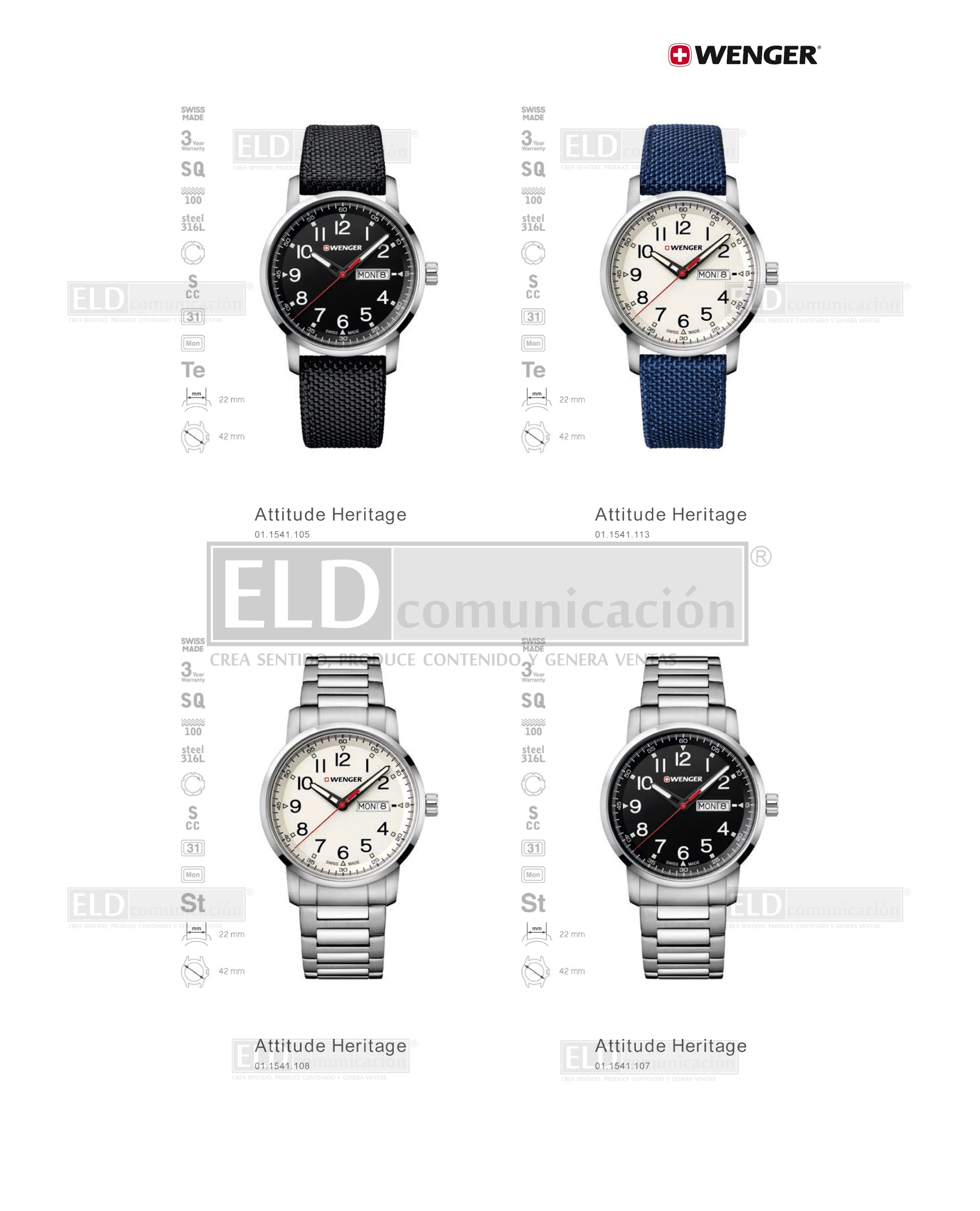 Relojes Wenger 40