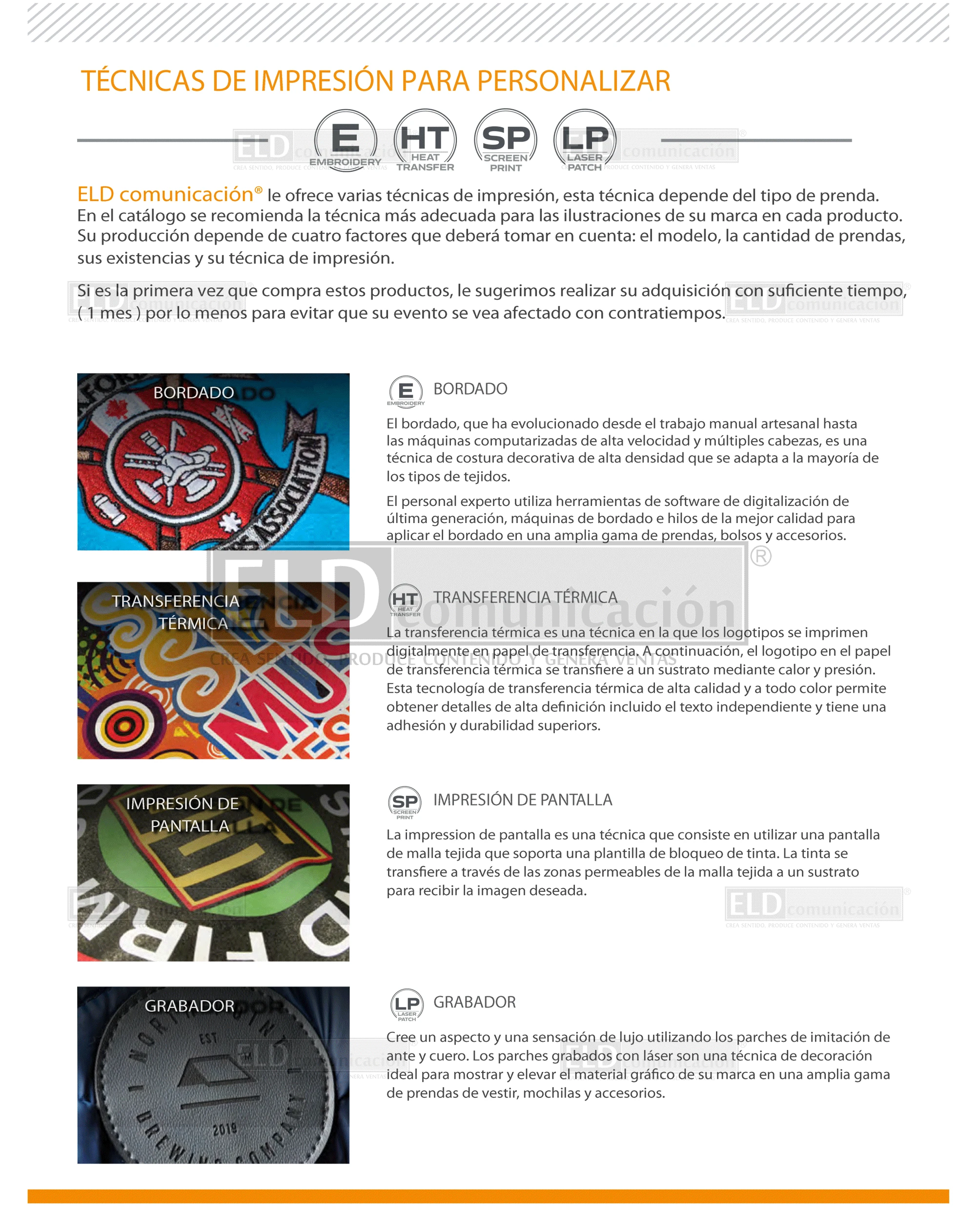 Técnicas de Impresión Stormtech