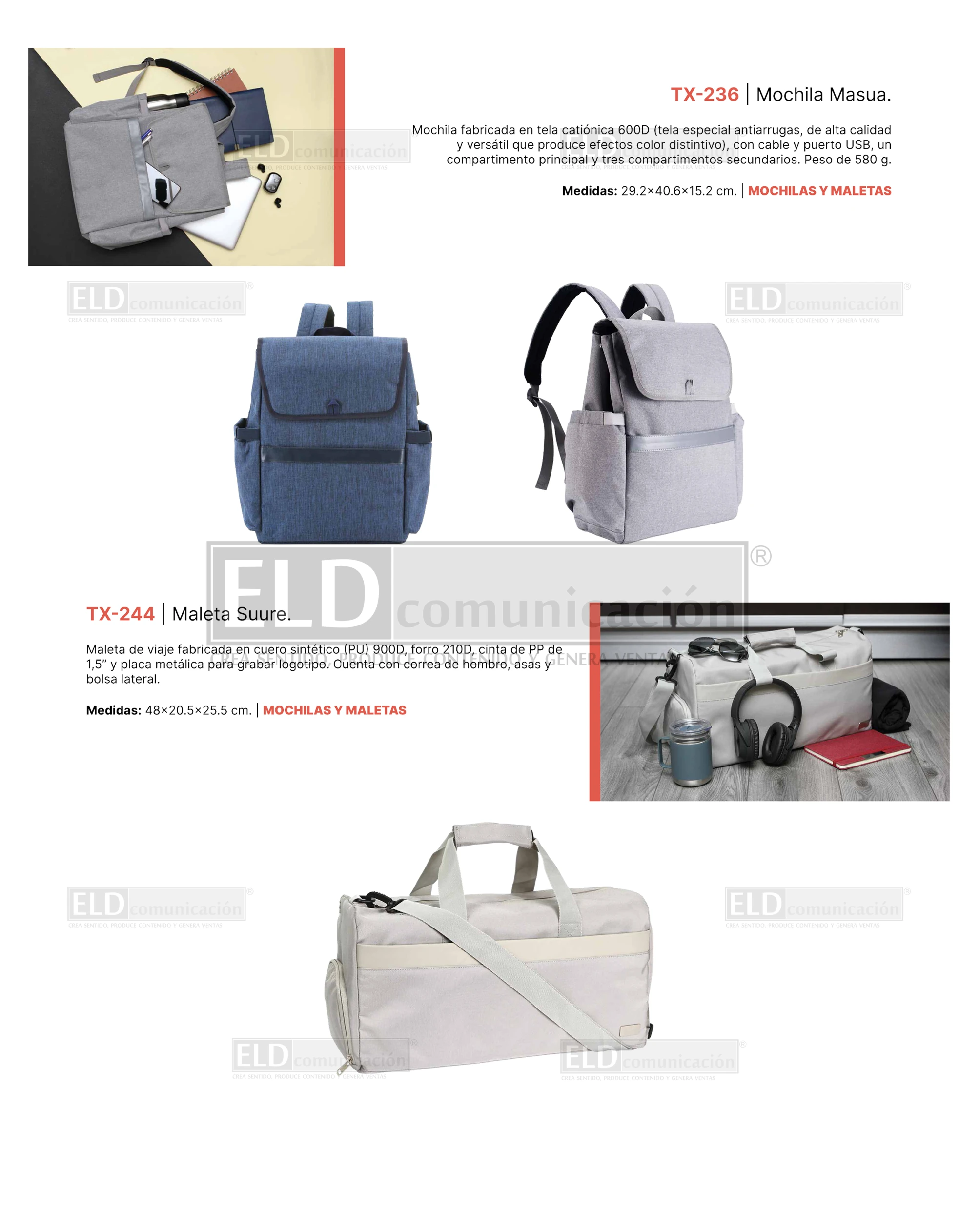Nuevos Productos en Artículos Promocionales ELD comunicación 98